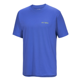 T-shirt Kragg SL in cotone con stampa Blurred Bird "Viola"